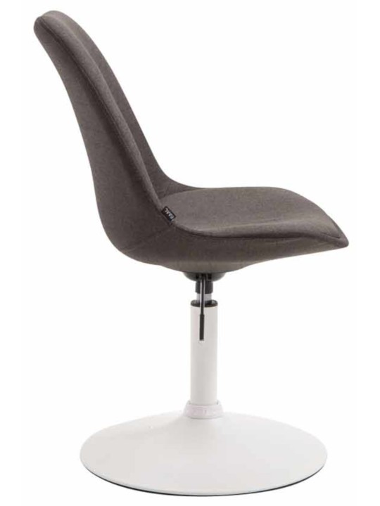 Lot de 4 chaises Maverick W tissu, gris foncé