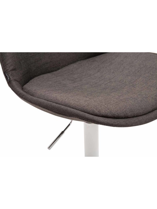 Lot de 4 chaises Maverick W tissu, gris foncé