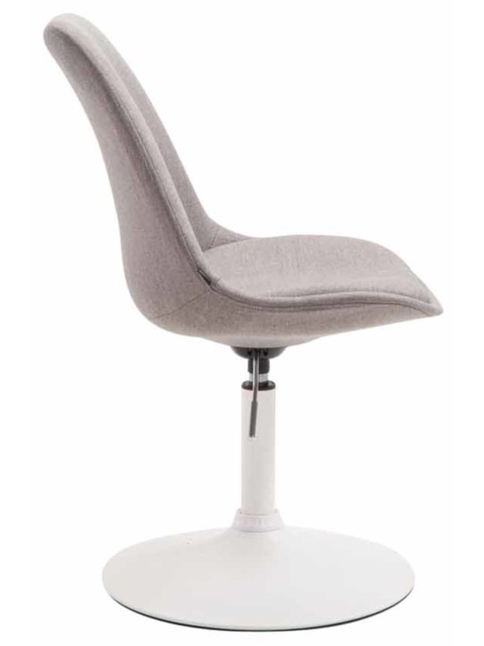 Lot de 4 chaises Maverick W tissu, gris