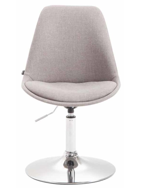 Lot de 4 chaises Maverick C tissu, gris