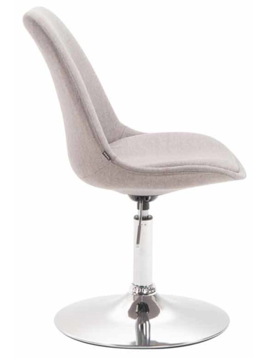 Lot de 4 chaises Maverick C tissu, gris