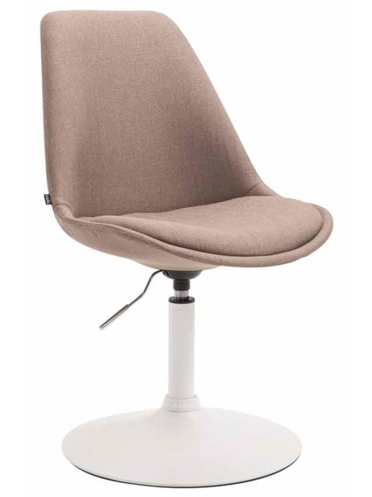 Lot de 4 chaises Maverick W tissu, taupe