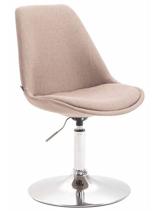 Lot de 4 chaises Maverick C tissu, taupe