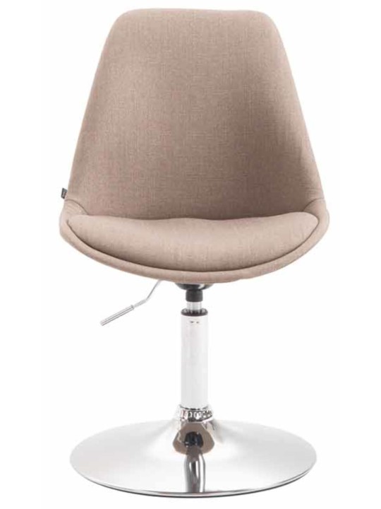 Lot de 4 chaises Maverick C tissu, taupe