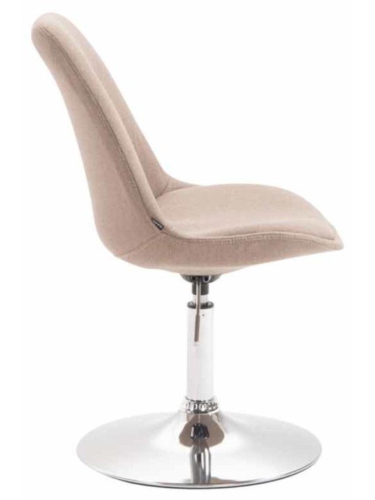 Lot de 4 chaises Maverick C tissu, taupe