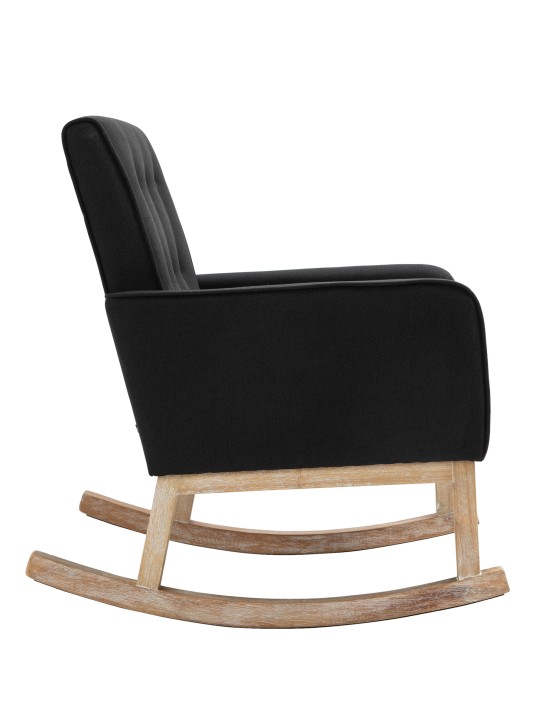 Fauteuil à bascule Dream tissu, noir Fauteuil à bascule Dream tissu, noir