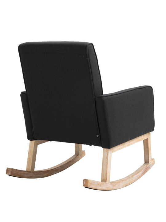 Fauteuil à bascule Dream tissu, noir Fauteuil à bascule Dream tissu, noir