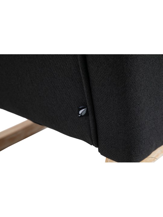 Fauteuil à bascule Dream tissu, noir Fauteuil à bascule Dream tissu, noir