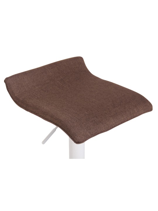 Tabouret de bar Dyn V2 tissu, brun