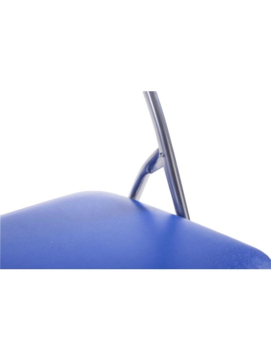 Lot de 2 chaises pliantes Felix, bleu/argent