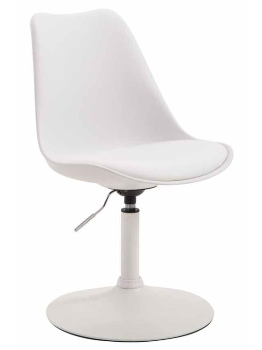 Lot de 4 chaises de salle à manger Maverick W plastique, blanc