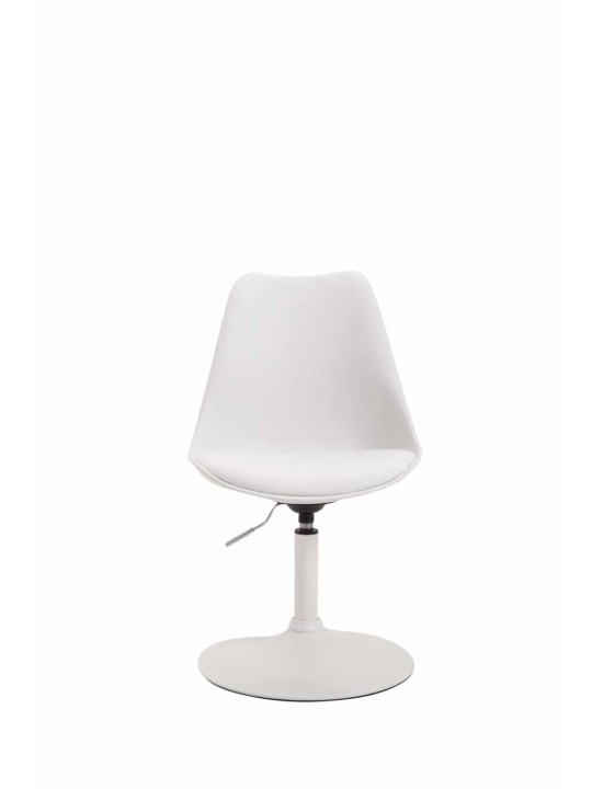 Lot de 4 chaises de salle à manger Maverick W plastique, blanc