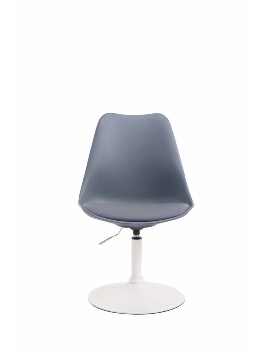 Lot de 4 chaises de salle à manger Maverick W plastique, gris