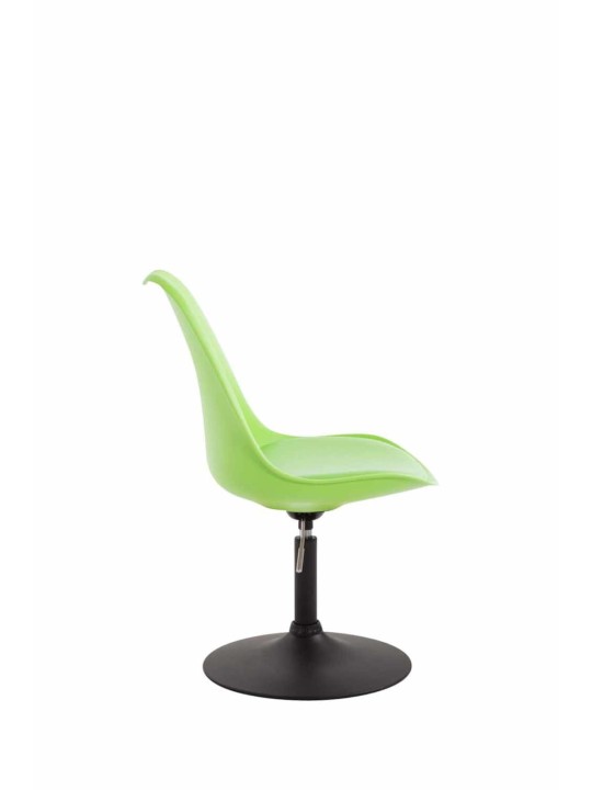Lot de 4 chaises de salle à manger Maverick B en plastique, vert