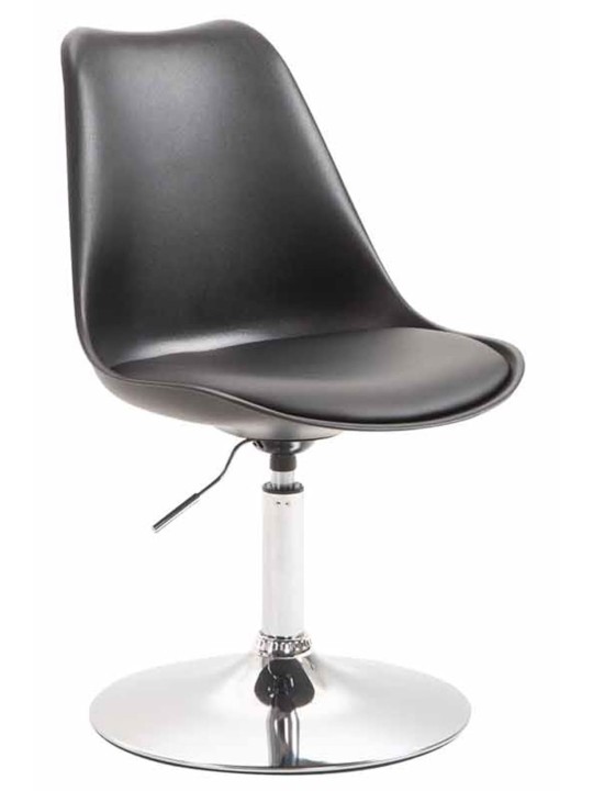 Lot de 4 chaises de salle à manger Maverick C plastique, noir