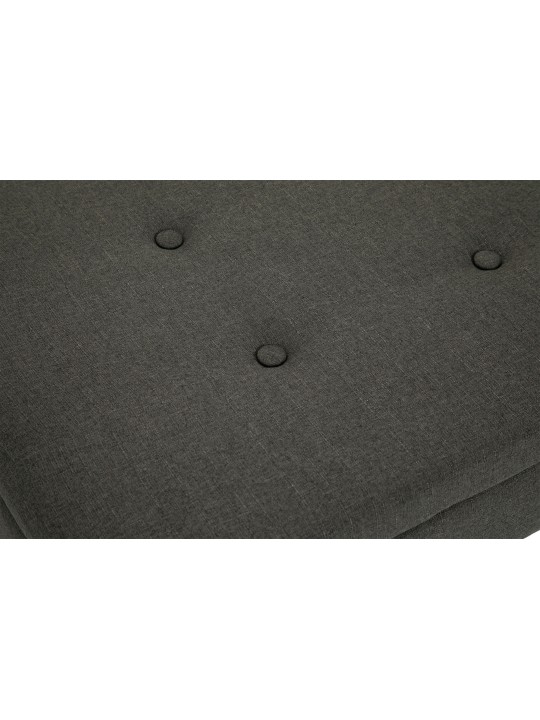 Banc Namaro tissu antique-clair, gris foncé