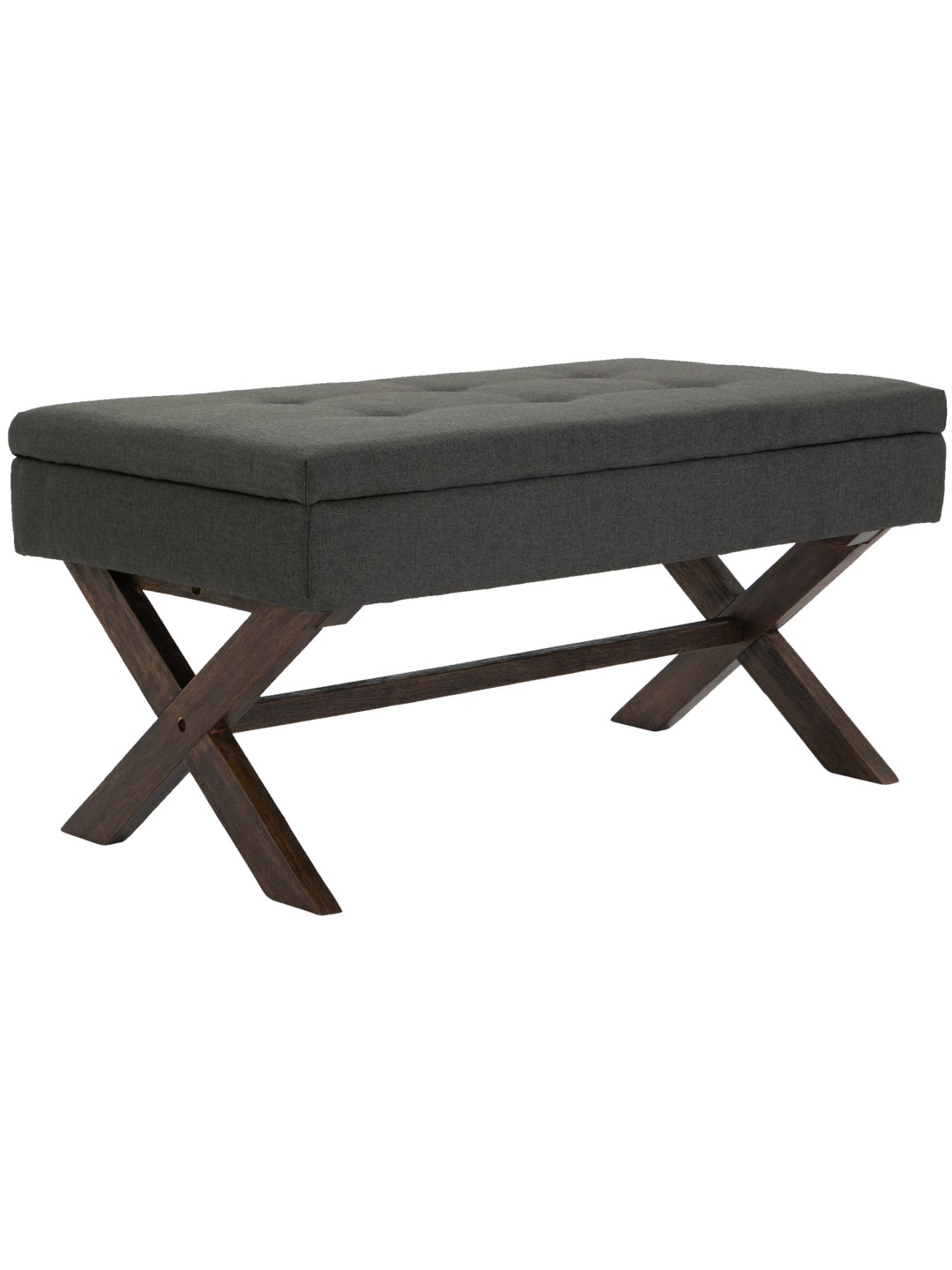 Banc Namaro tissu antique, gris foncé