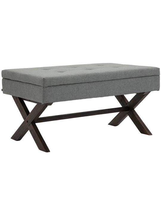 Banc Namaro tissu antique, gris