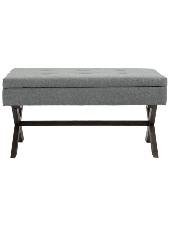 Banc Namaro tissu antique, gris