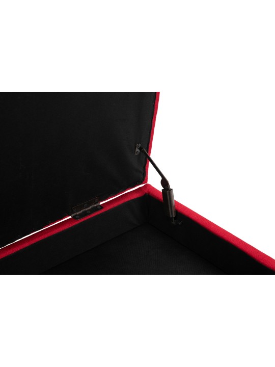 Banc Namaro tissu antique, rouge