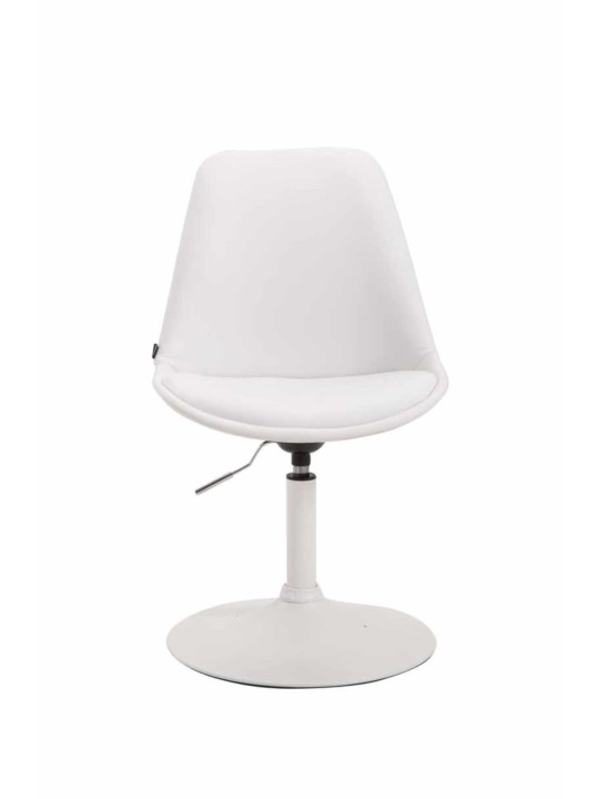 Lot de 4 chaises de salle à manger Maverick W simili cuir, blanc Lot de 4 chaises de salle à manger Maverick W simili cuir, blanc