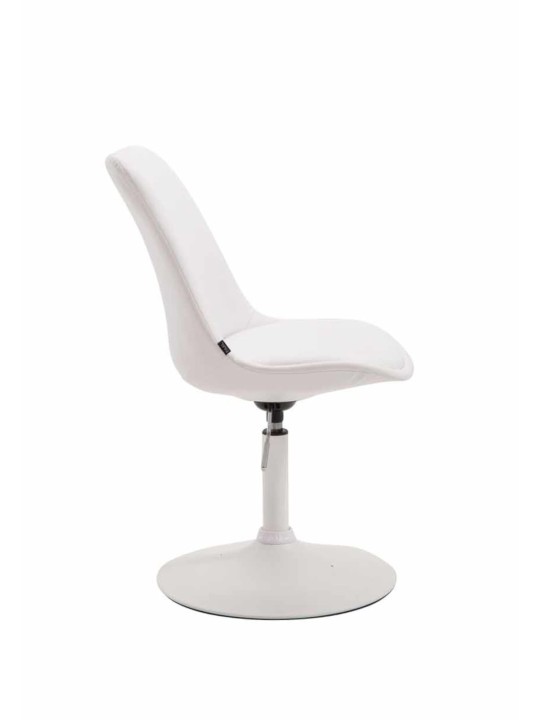 Lot de 4 chaises de salle à manger Maverick W simili cuir, blanc Lot de 4 chaises de salle à manger Maverick W simili cuir, blanc