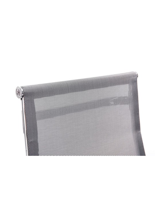 Lot de 2 chaises visiteurs Brenda, gris