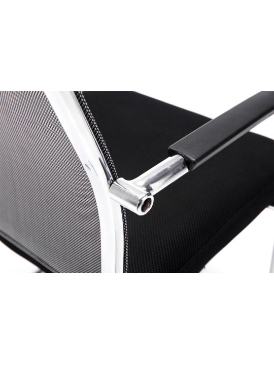 Lot de 2 chaises visiteurs Brenda, gris