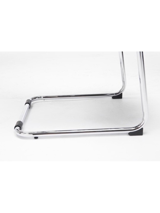 Lot de 2 chaises visiteurs Brenda, gris