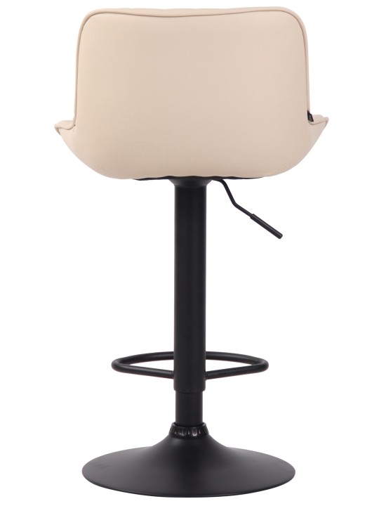 Lot de 2 tabourets de bar Lentini simili cuir, crème Lot de 2 tabourets de bar Lentini simili cuir, crème