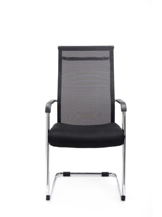 Lot de 2 chaises visiteurs Brenda, noir Lot de 2 chaises visiteurs Brenda, noir