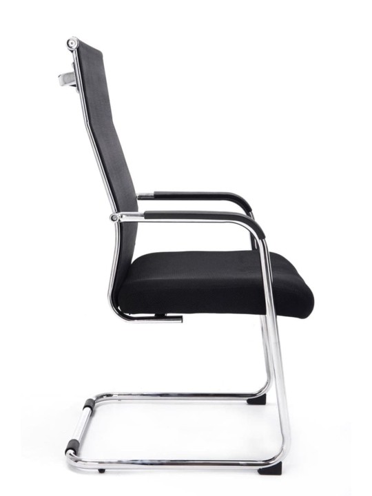 Lot de 2 chaises visiteurs Brenda, noir Lot de 2 chaises visiteurs Brenda, noir