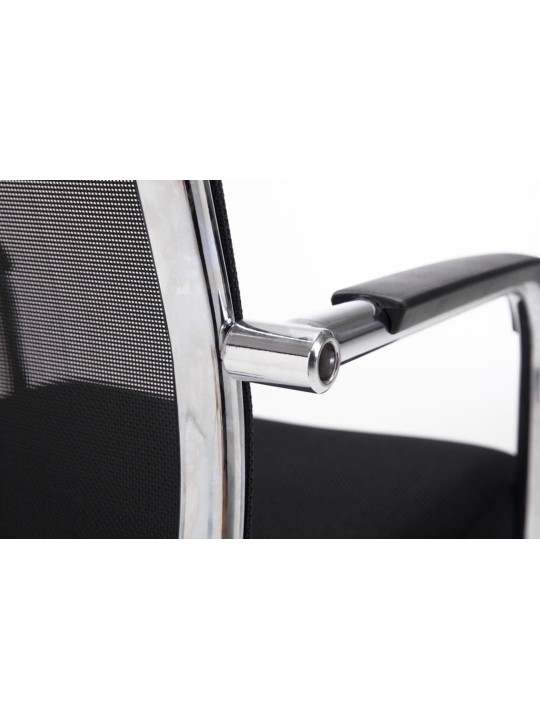 Lot de 2 chaises visiteurs Brenda, noir Lot de 2 chaises visiteurs Brenda, noir