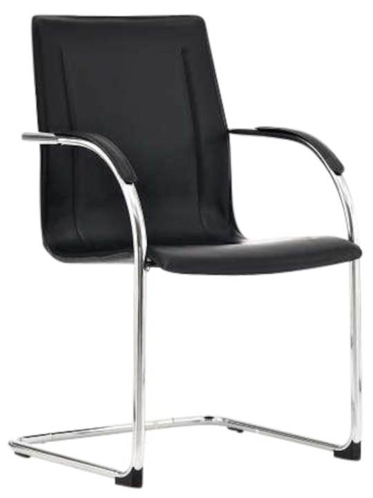 Ensemble de 3 chaises Melina, noir Ensemble de 3 chaises Melina, noir