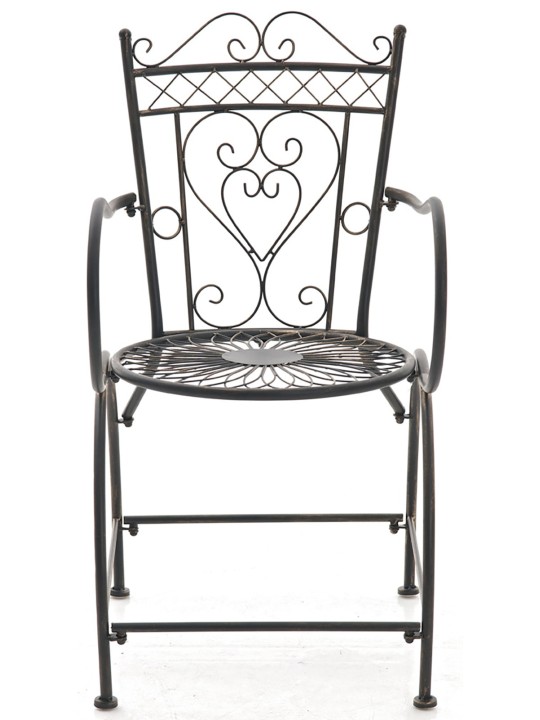 Lot de 2 chaises Sheela, bronze Lot de 2 chaises Sheela, bronze
