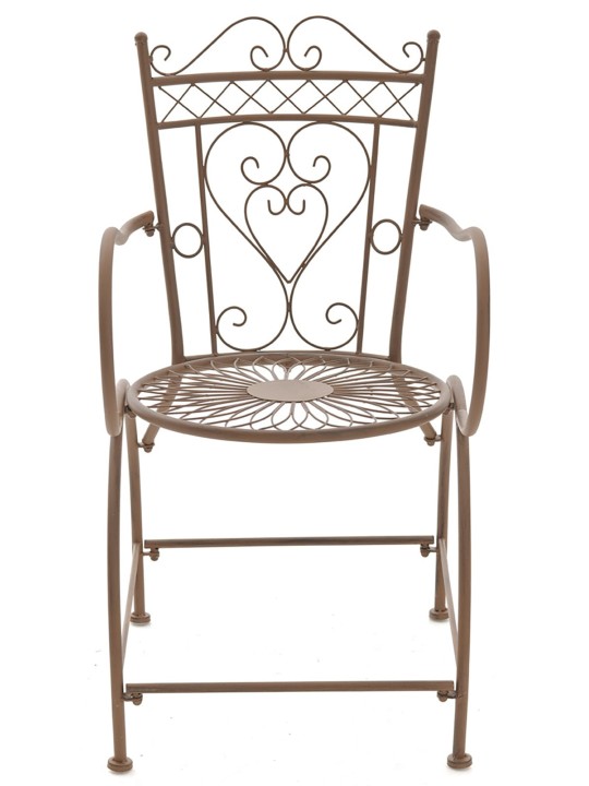 Lot de 2 chaises Sheela, brun antique