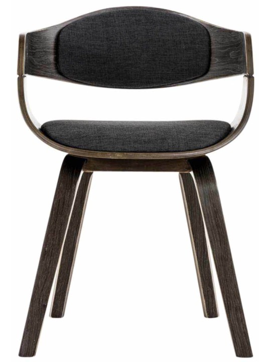 Lot de 2 chaises Kingston tissu, gris/gris foncé Lot de 2 chaises Kingston tissu, gris/gris foncé