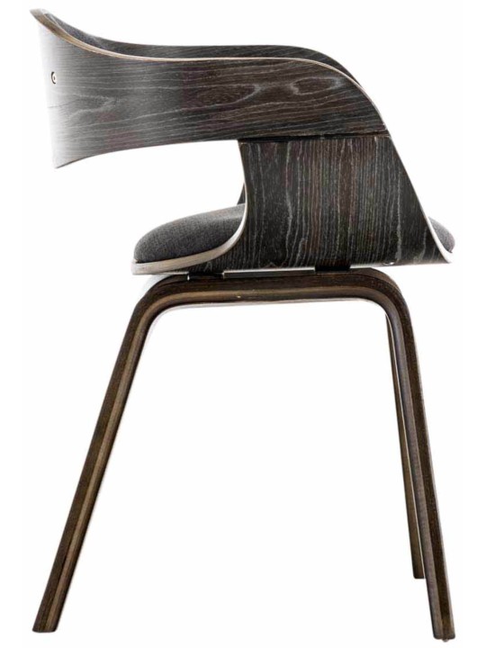 Lot de 2 chaises Kingston tissu, gris/gris foncé Lot de 2 chaises Kingston tissu, gris/gris foncé