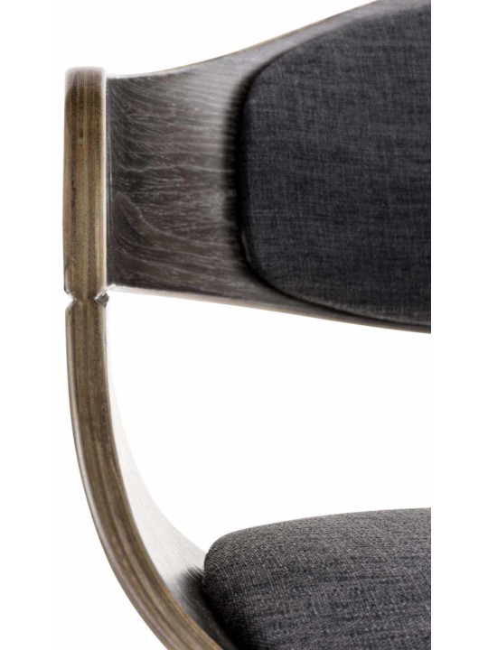 Lot de 2 chaises Kingston tissu, gris/gris foncé Lot de 2 chaises Kingston tissu, gris/gris foncé