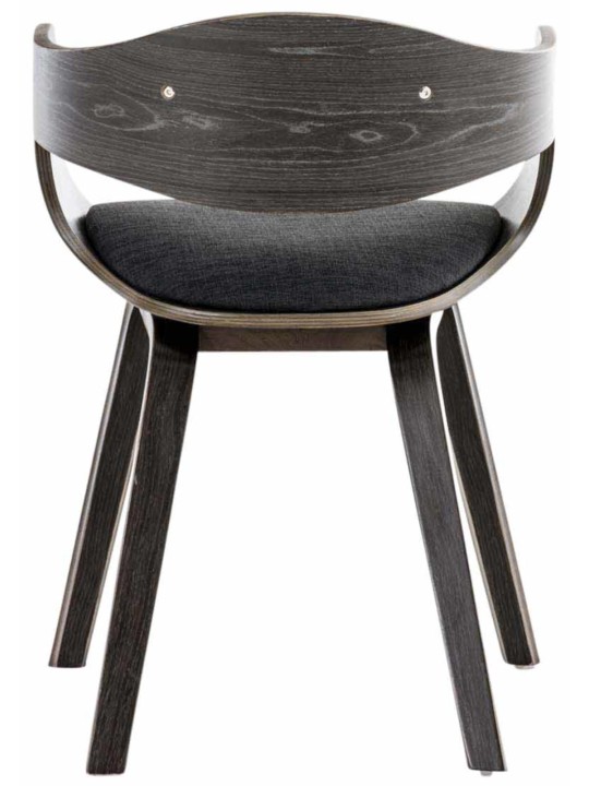 Lot de 2 chaises Kingston tissu, gris/gris foncé Lot de 2 chaises Kingston tissu, gris/gris foncé