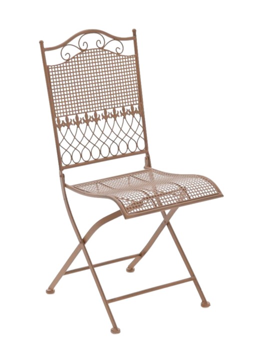 Lot de 2 chaises de jardin Kiran, brun antique Lot de 2 chaises de jardin Kiran, brun antique