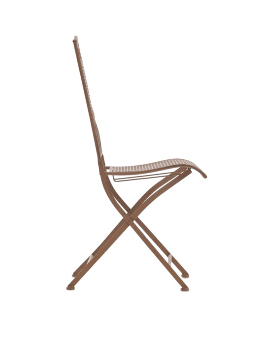 Lot de 2 chaises de jardin Kiran, brun antique Lot de 2 chaises de jardin Kiran, brun antique