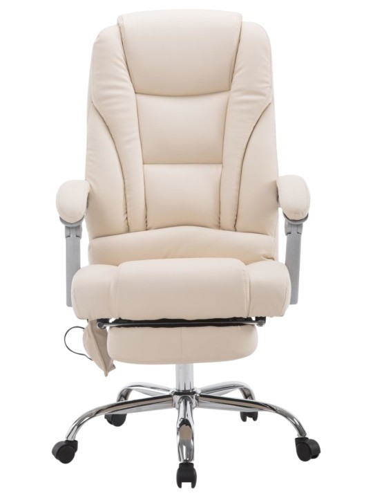 Fauteuil de bureau Pacific avec fonction massage, crème Fauteuil de bureau Pacific avec fonction massage, crème