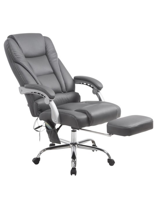 Fauteuil de bureau Pacific avec fonction massage, gris