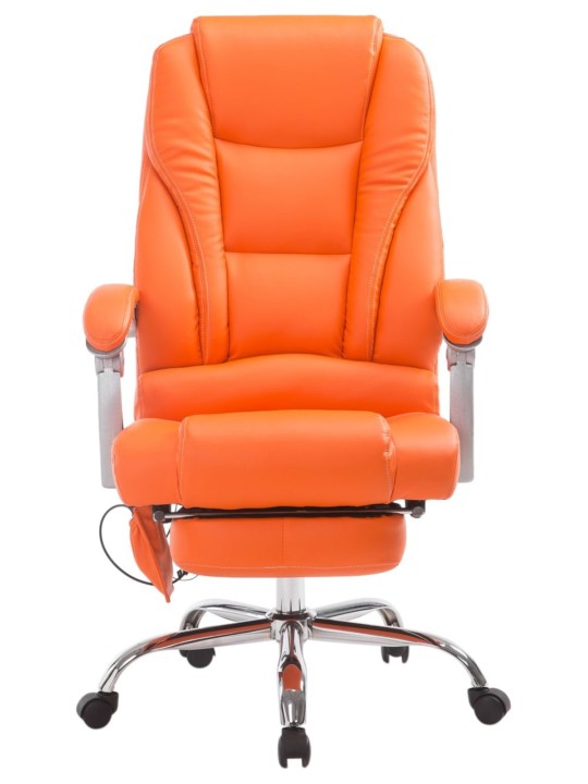 Fauteuil de bureau Pacific avec fonction massage, orange