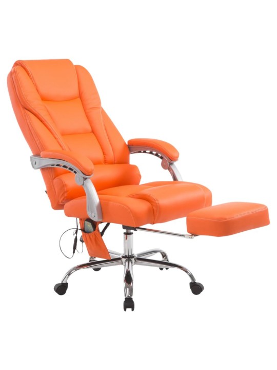 Fauteuil de bureau Pacific avec fonction massage, orange