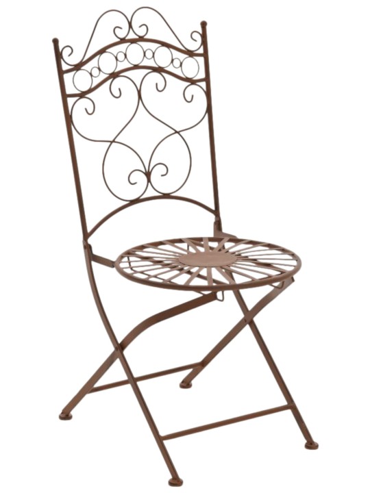 Lot de 2 chaises Indra, brun antique