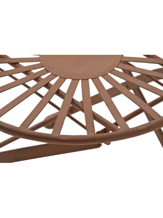 Lot de 2 chaises Indra, brun antique