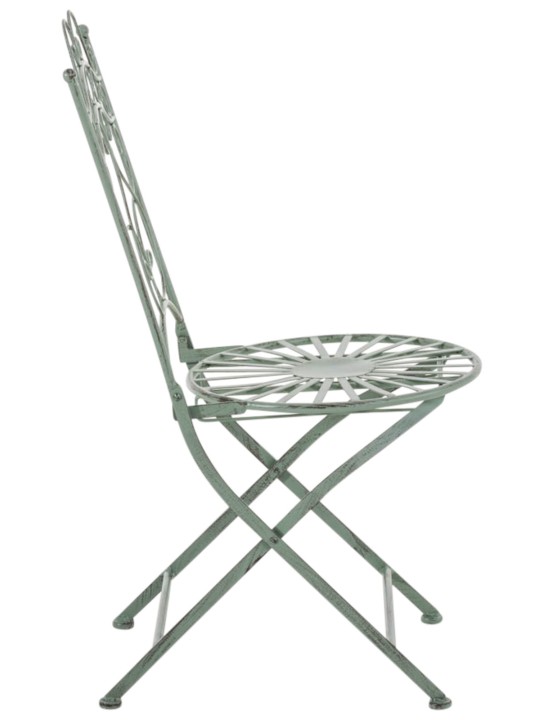 Lot de 2 chaises Indra, vert antique Lot de 2 chaises Indra, vert antique