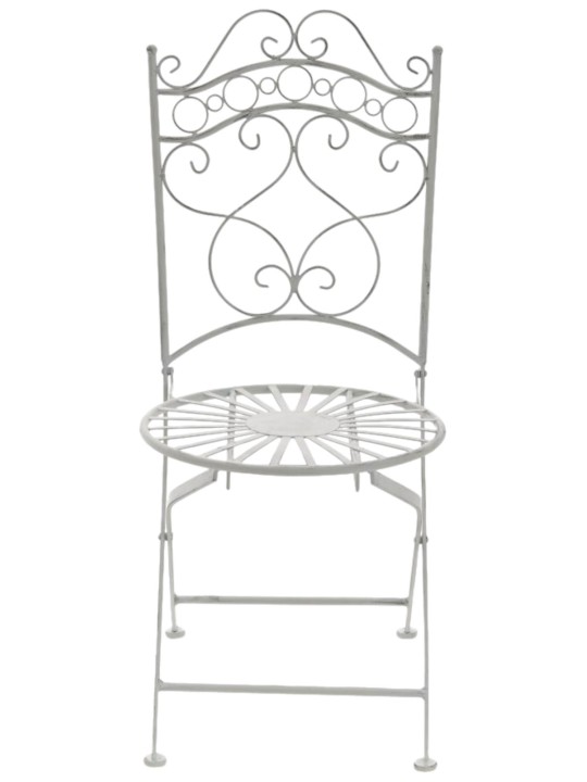 Lot de 2 chaises Indra, blanc antique